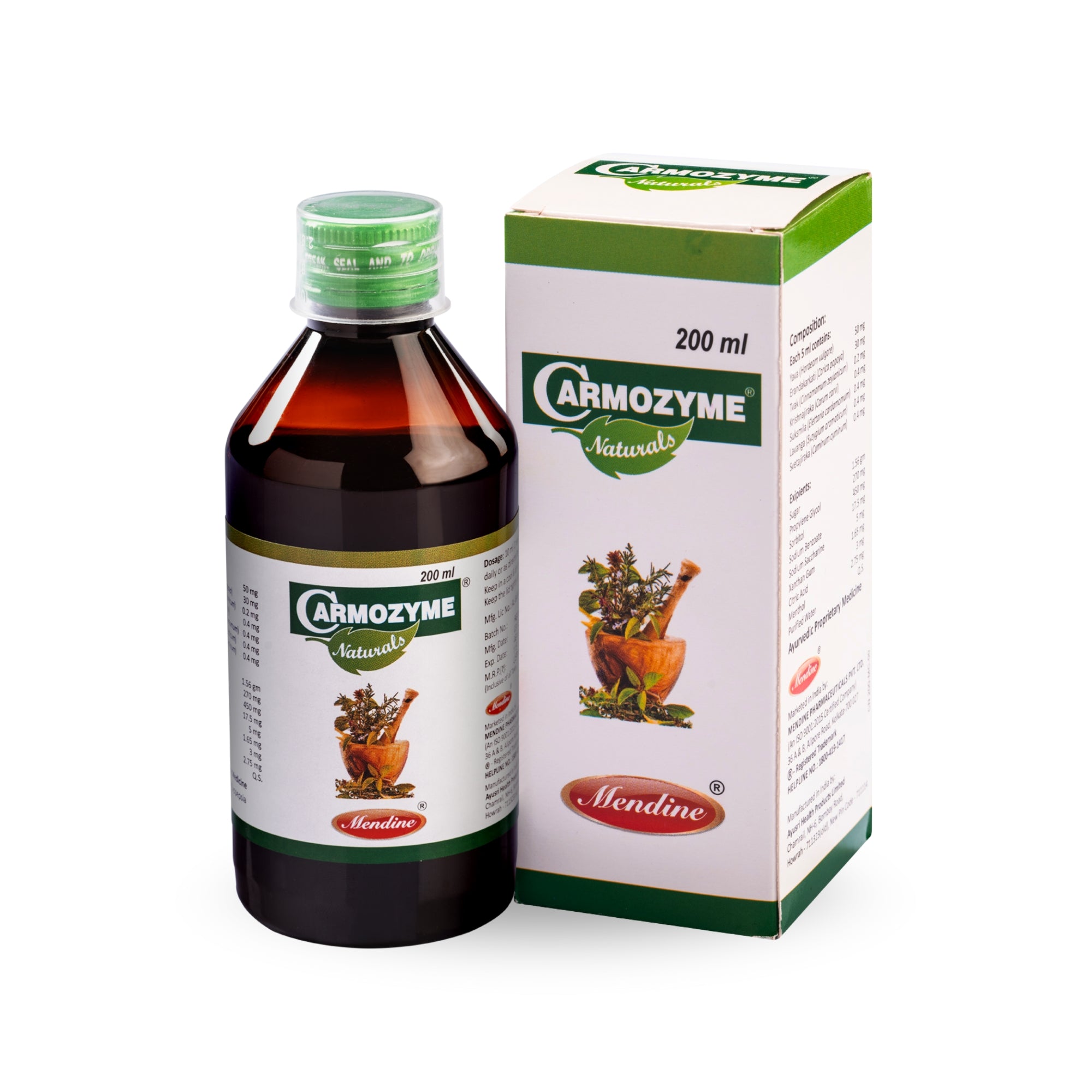 Carmozyme Naturals - Ayurvedic Digestive Syrup