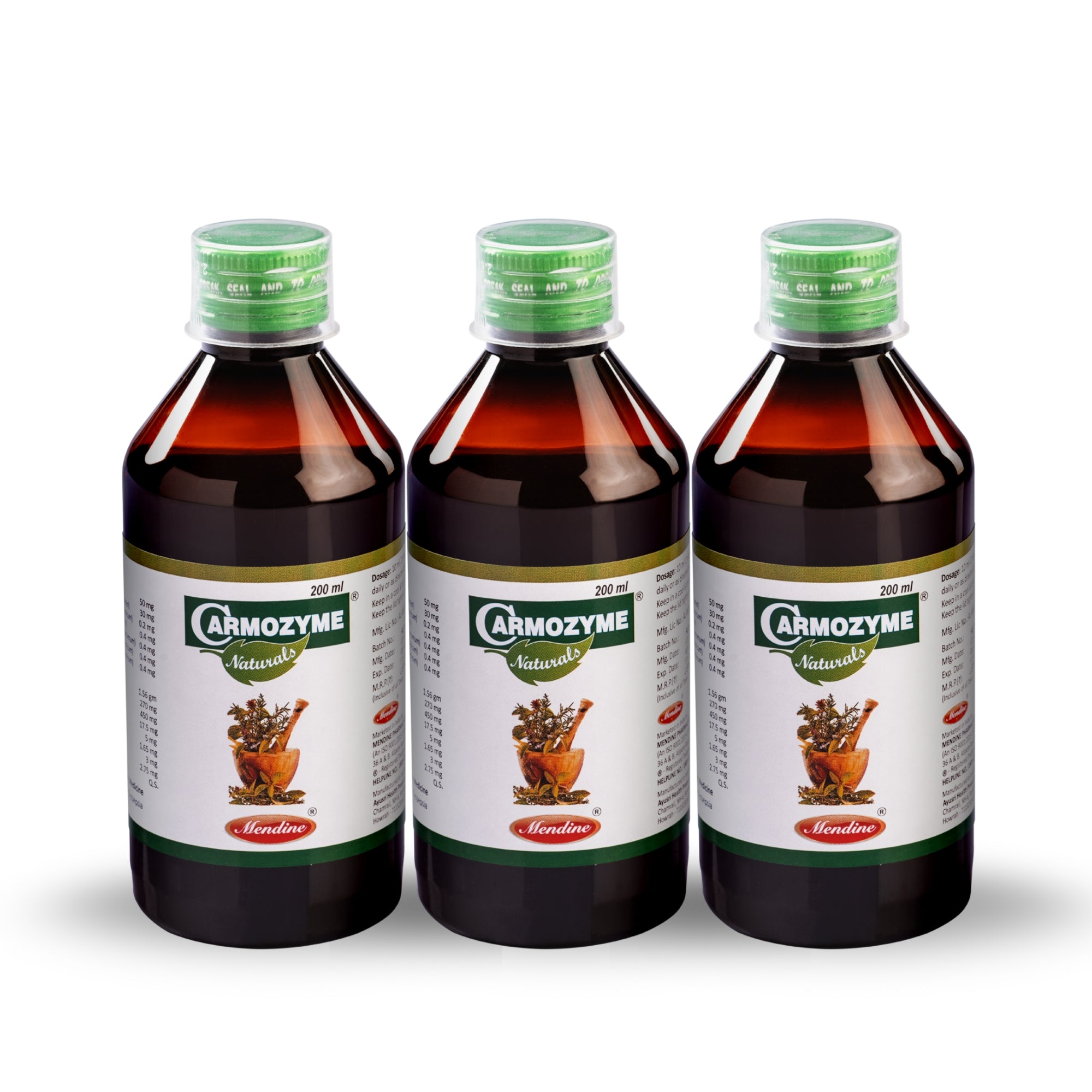 Carmozyme Naturals - Ayurvedic Digestive Syrup