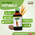 100% herbal Ayurvedic formula of Carmozyme Naturals digestive syrup by Roots by Mendine for complete digestive wellness and gut health